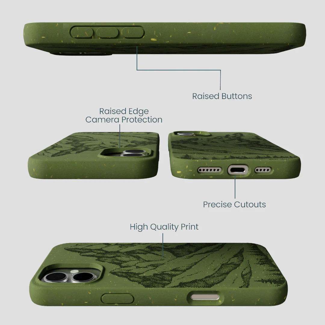 Forest Floor Quiet Climb iPhone 16 Plus Case - Image 3