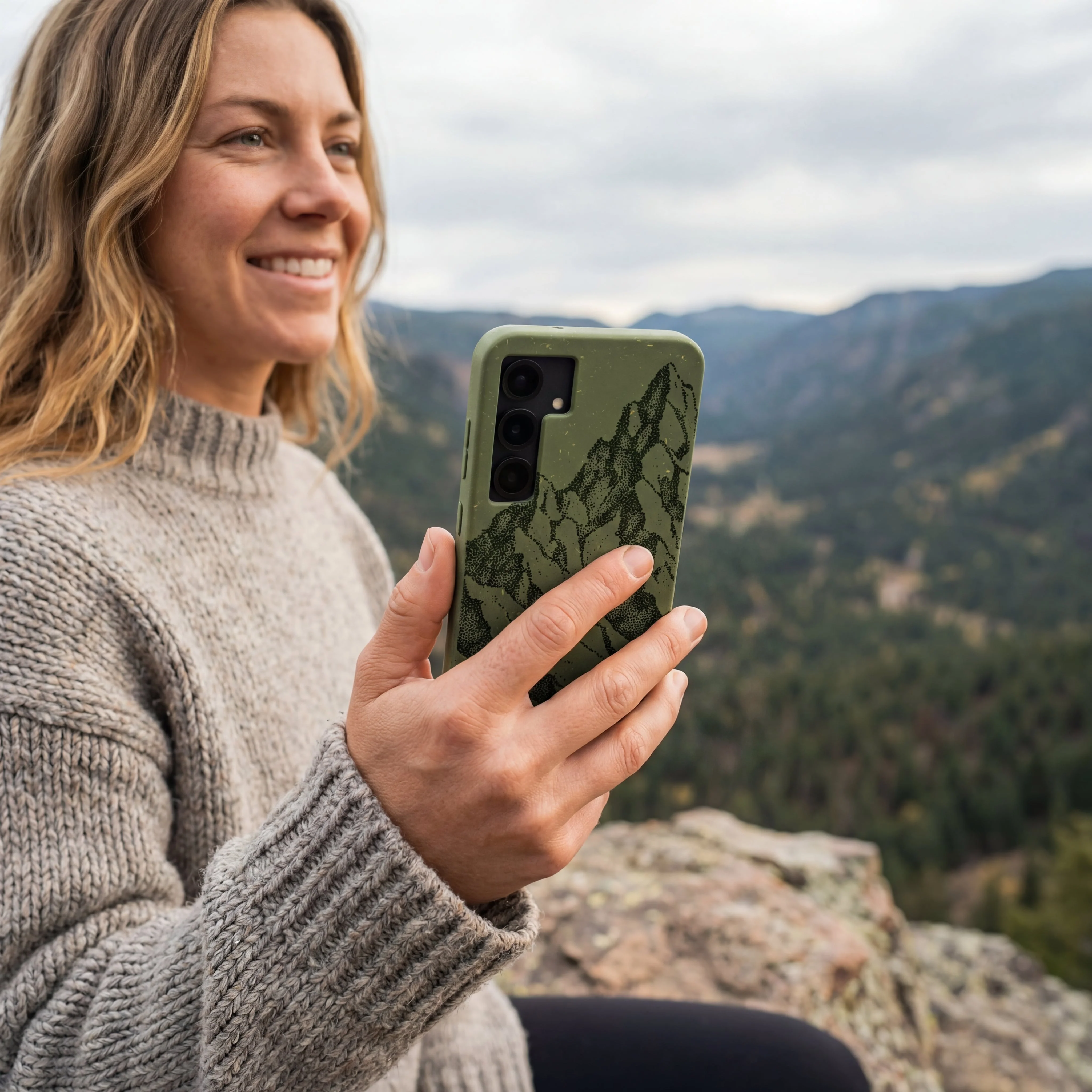 Forest Floor Quiet Climb Samsung Galaxy S24+(Plus) Case - Image 2