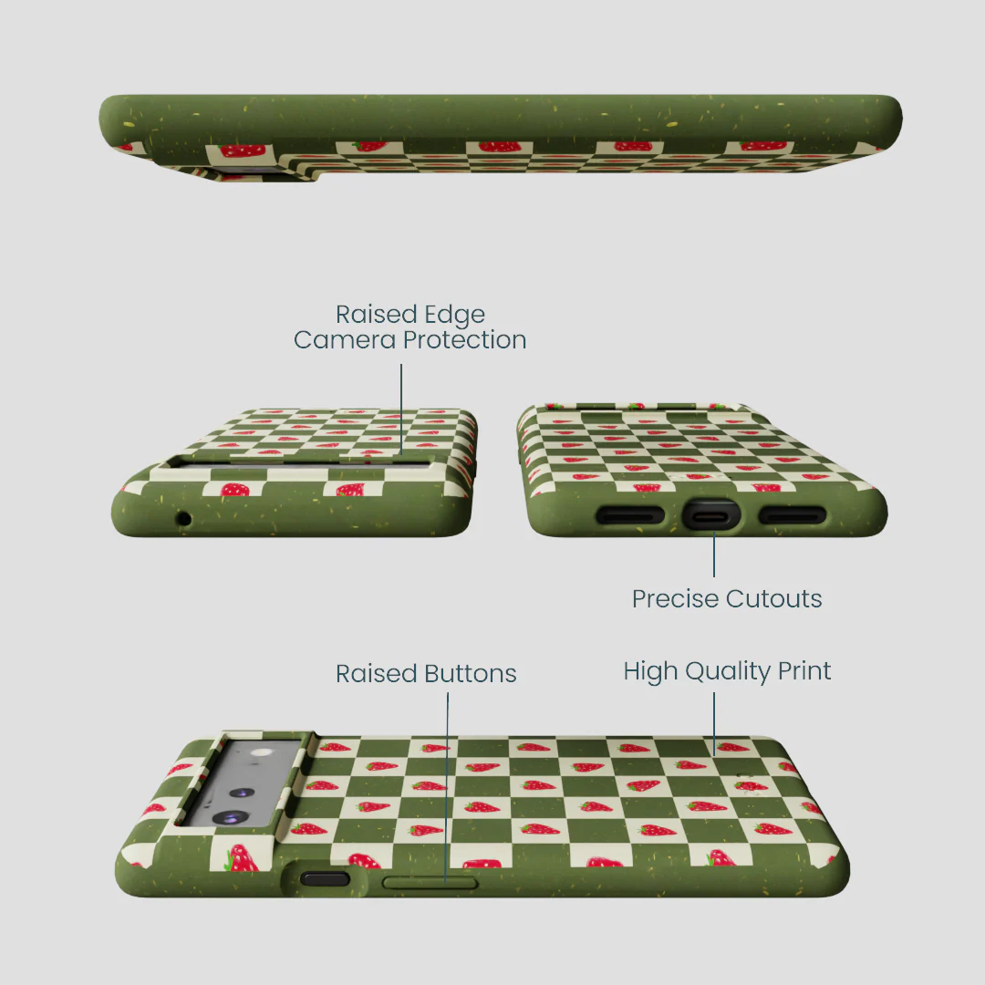 Forest Floor Strawberry Field Google Pixel 6 Case - Image 3