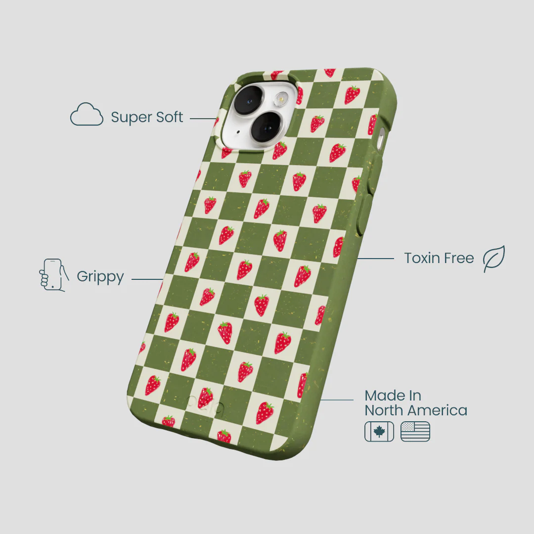 Forest Floor Strawberry Field iPhone 13 Case - Image 4