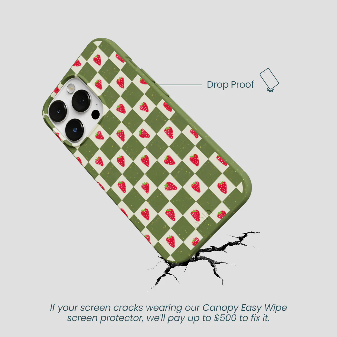 Forest Floor Strawberry Field iPhone 13 Pro Case - Image 5
