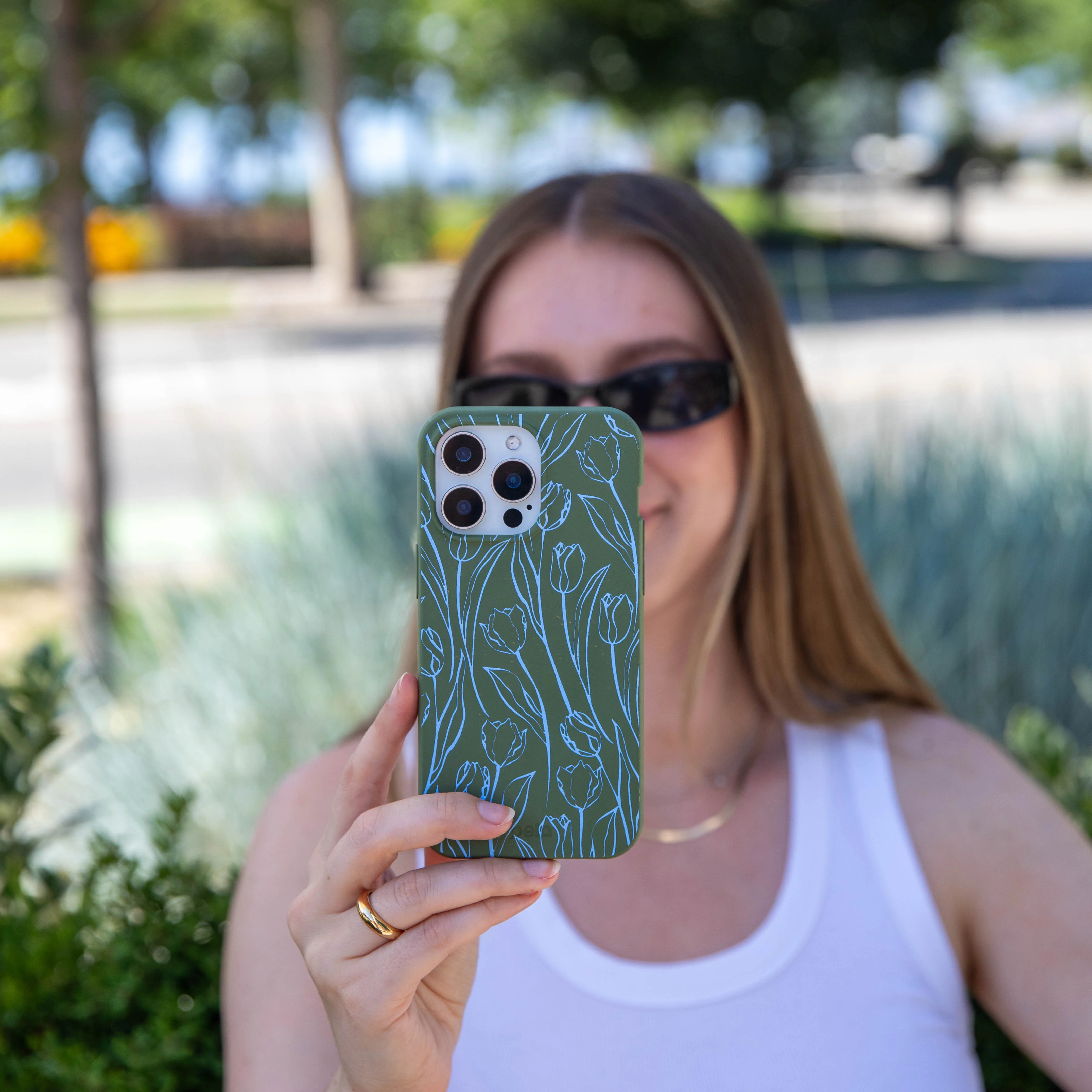 Forest Floor Tulip Dreams Google Pixel 8 Case - Image 2
