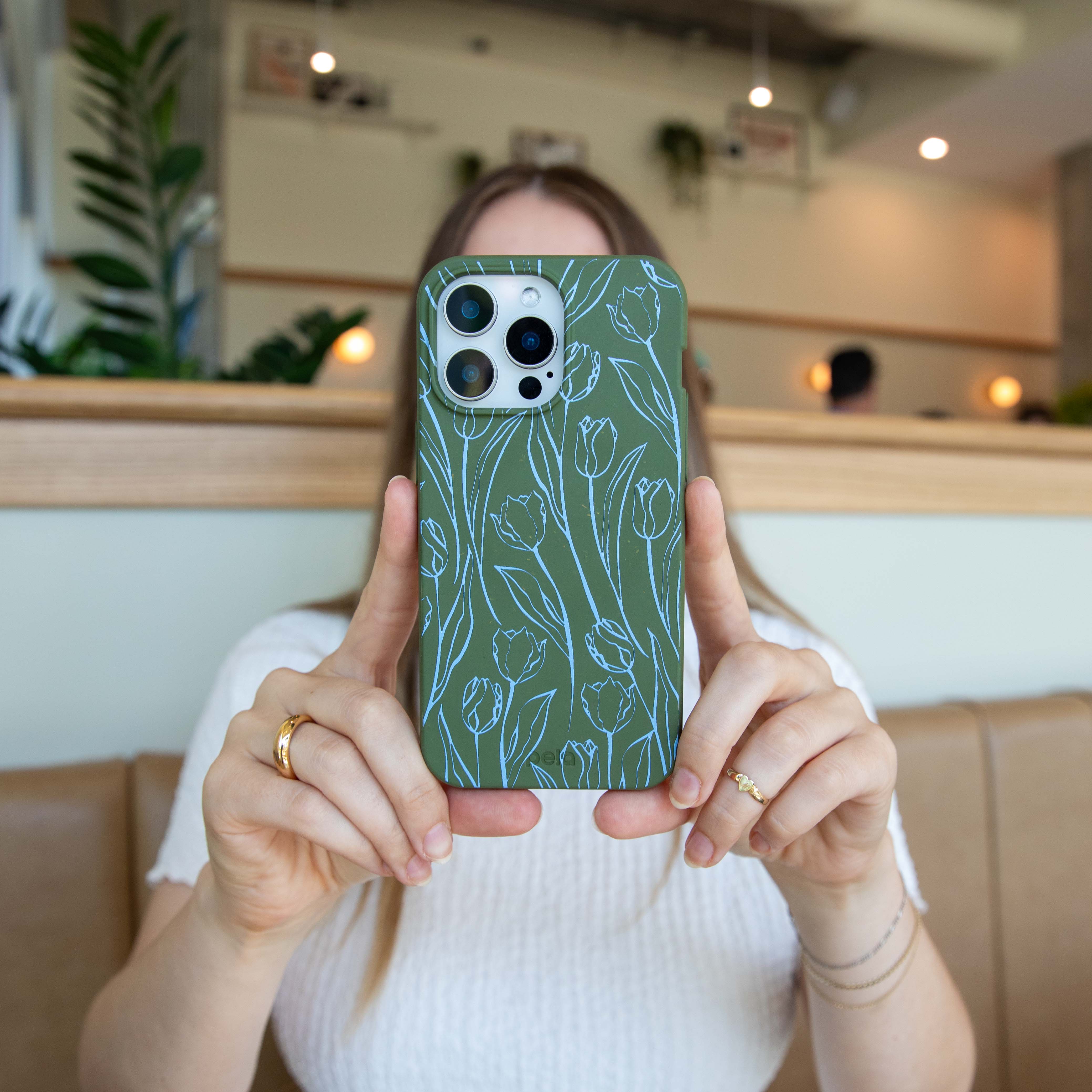 Forest Floor Tulip Dreams iPhone 12 Mini Case - Image 10