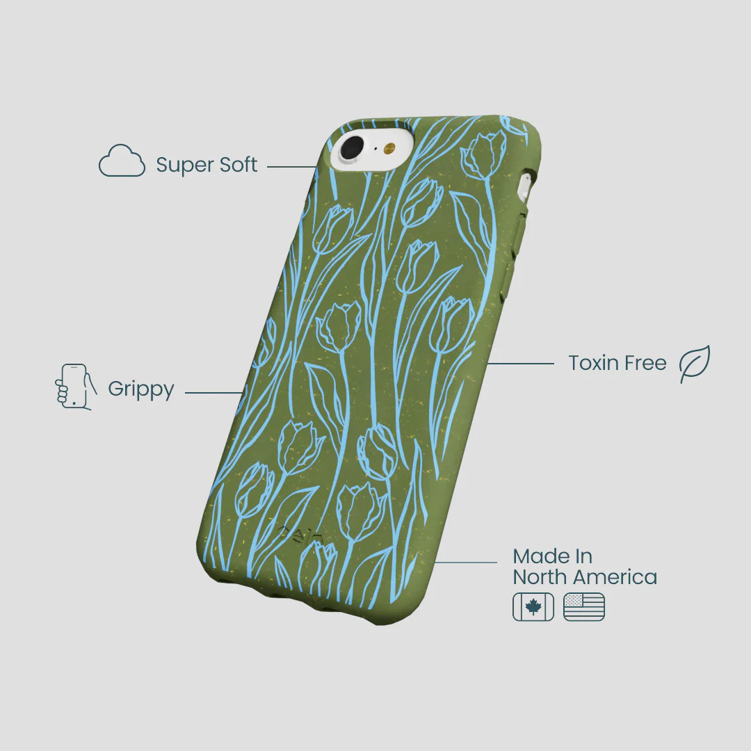 Forest Floor Tulip Dreams iPhone 6/6s/7/8/SE Case - Image 4