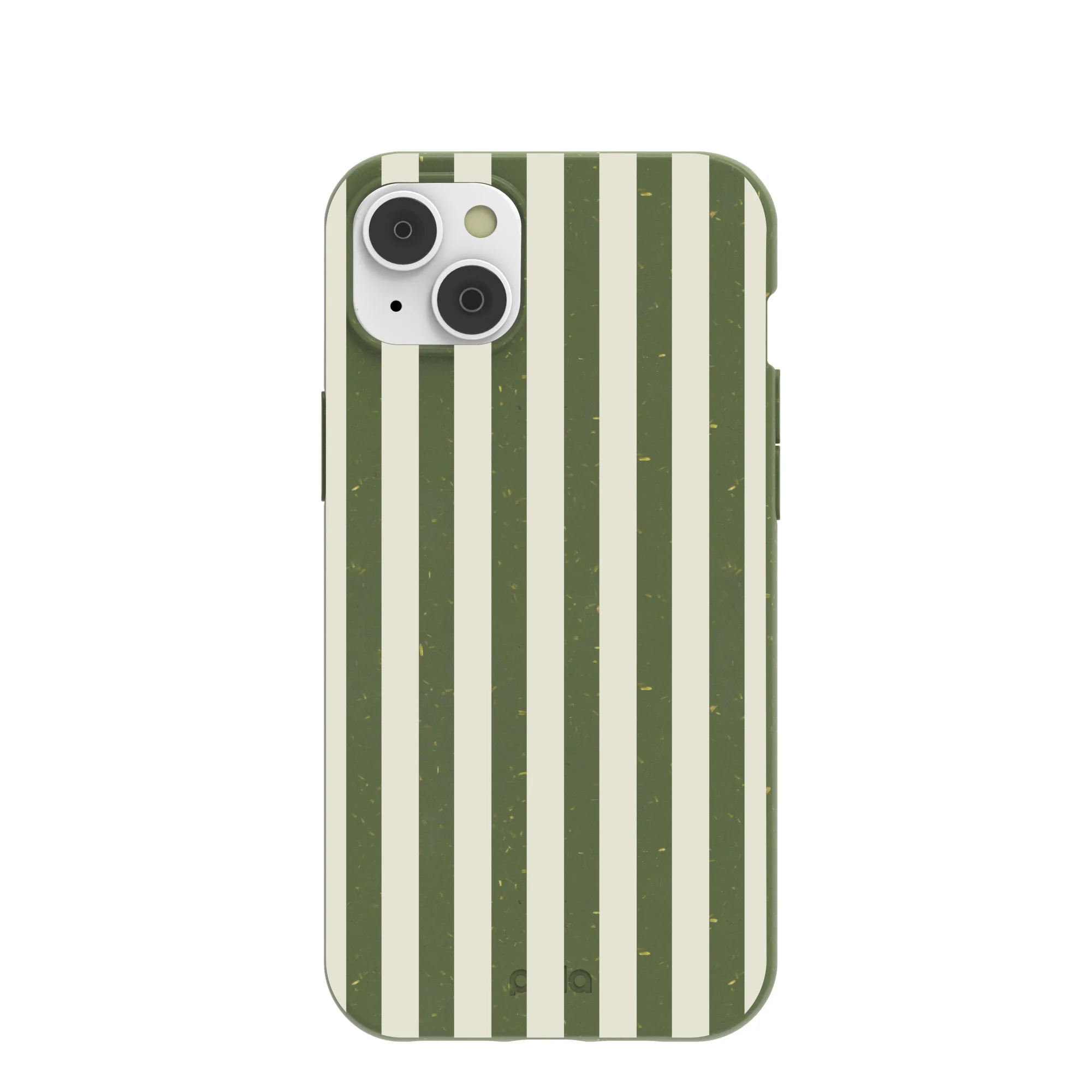 Forest Floor Vanilla Stripes iPhone 14 Plus Case
