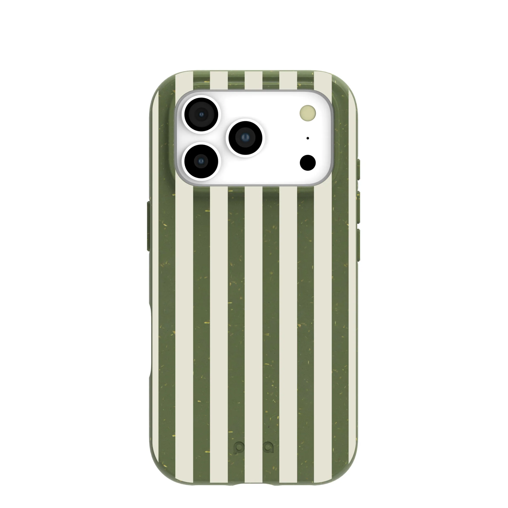 Forest Floor Vanilla Stripes iPhone 17 Pro Case