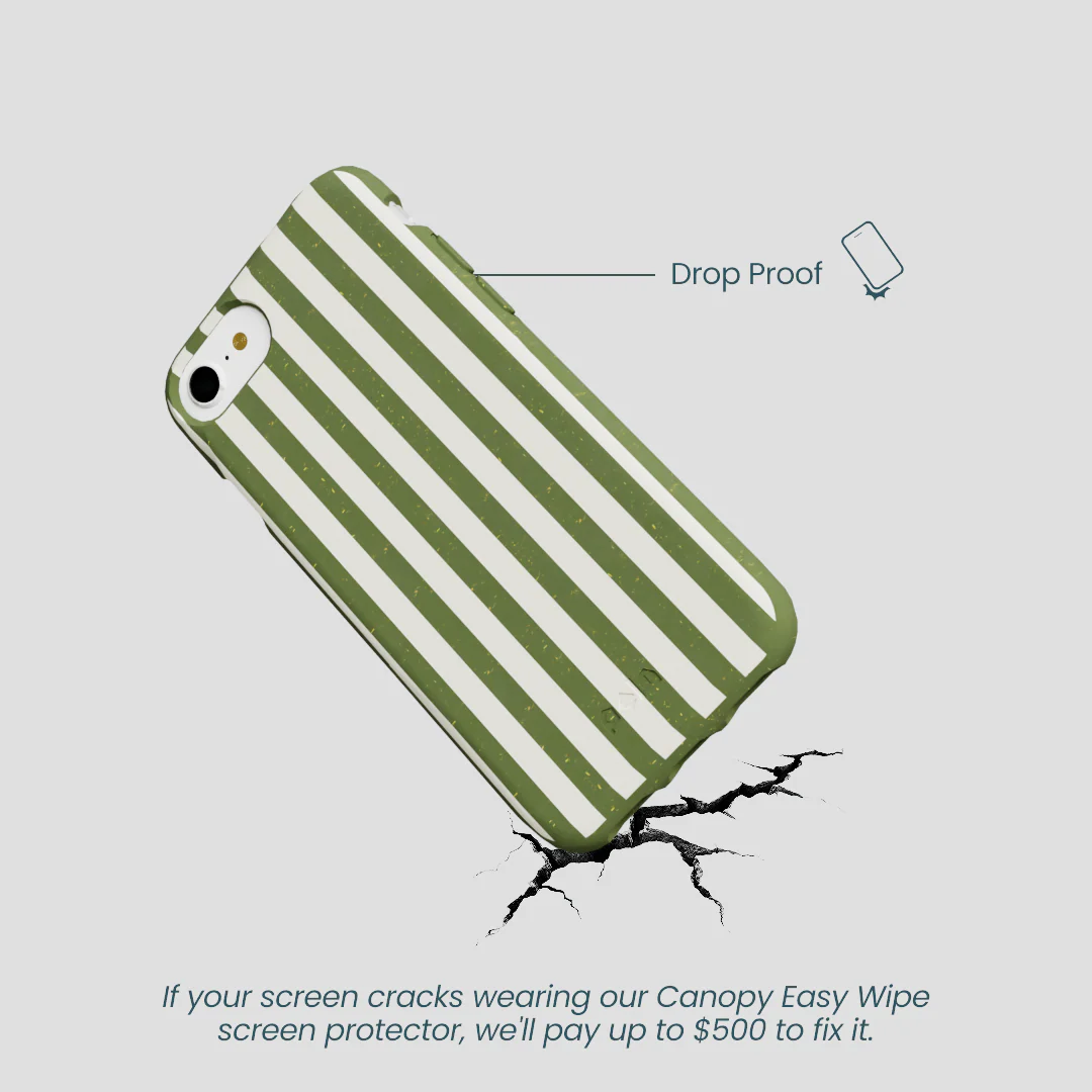 Forest Floor Vanilla Stripes iPhone 6/6s/7/8/SE Case - Image 5