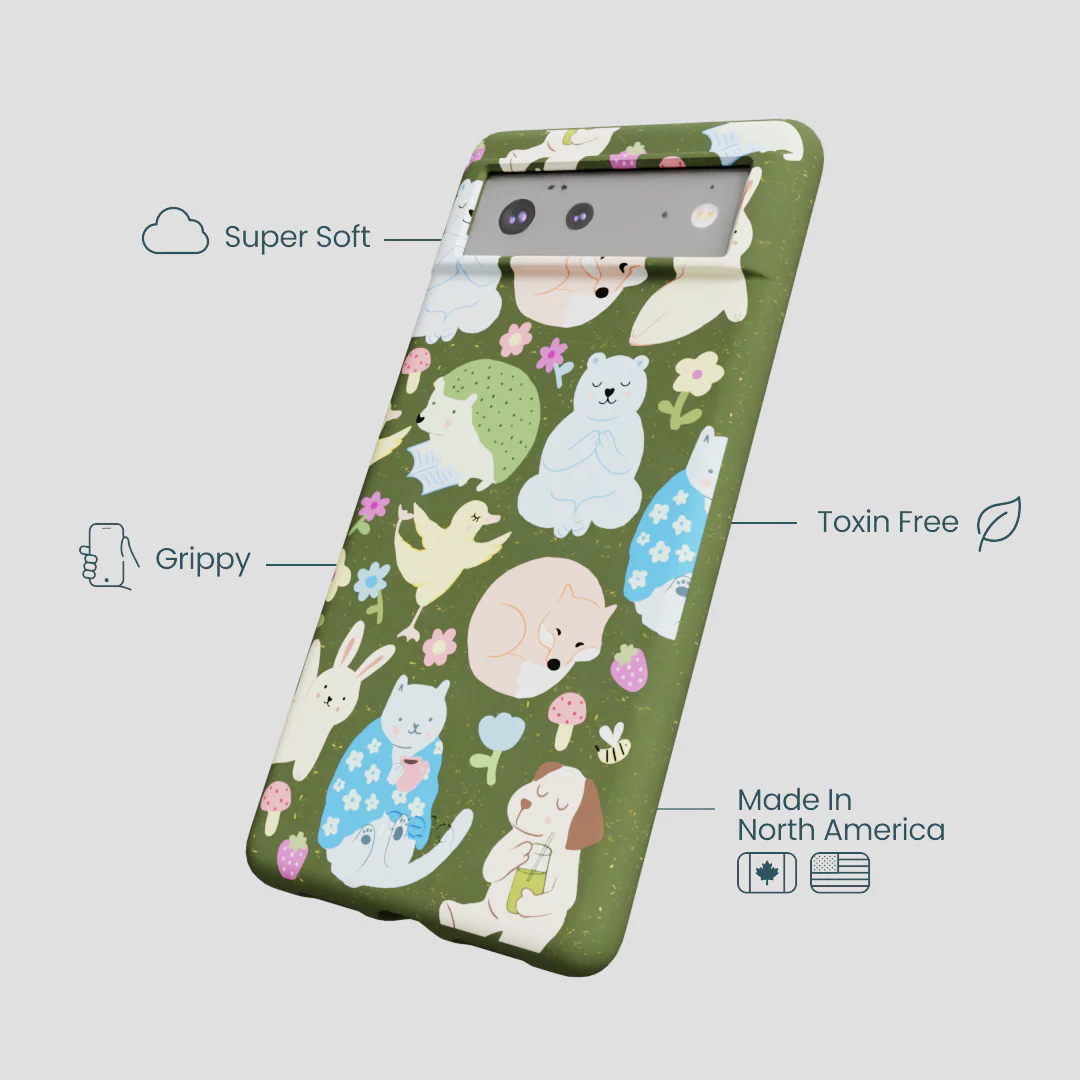 Forest Floor Wellness Creatures Google Pixel 6a Case - Image 4