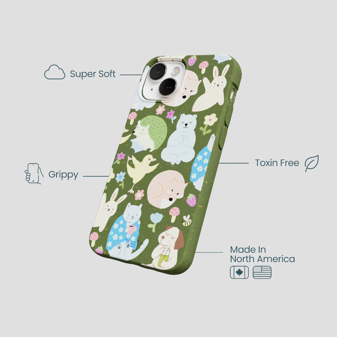 Forest Floor Wellness Creatures iPhone 13 Mini Case - Image 4