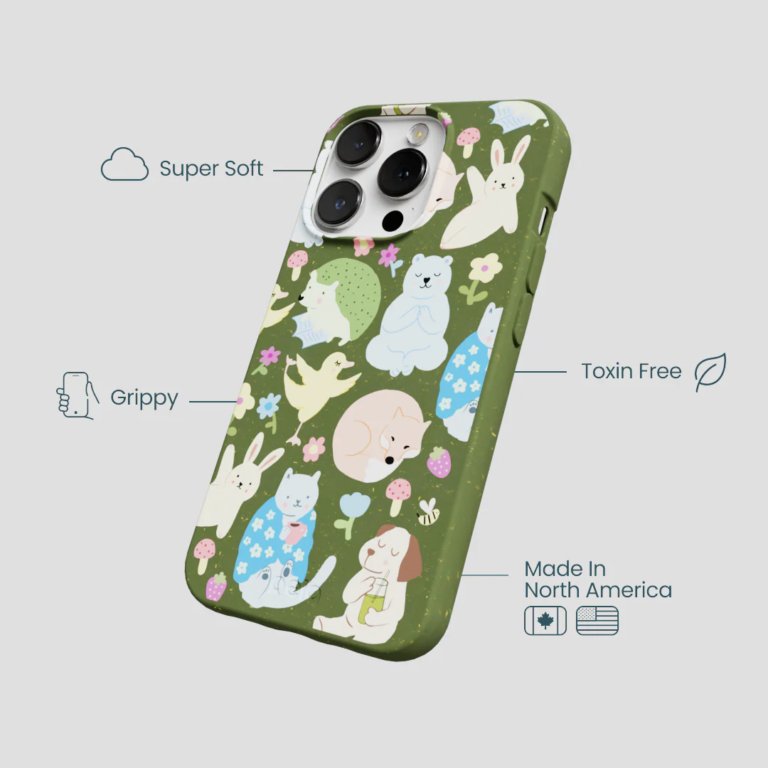 Forest Floor Wellness Creatures iPhone 13 Pro Case - Image 4