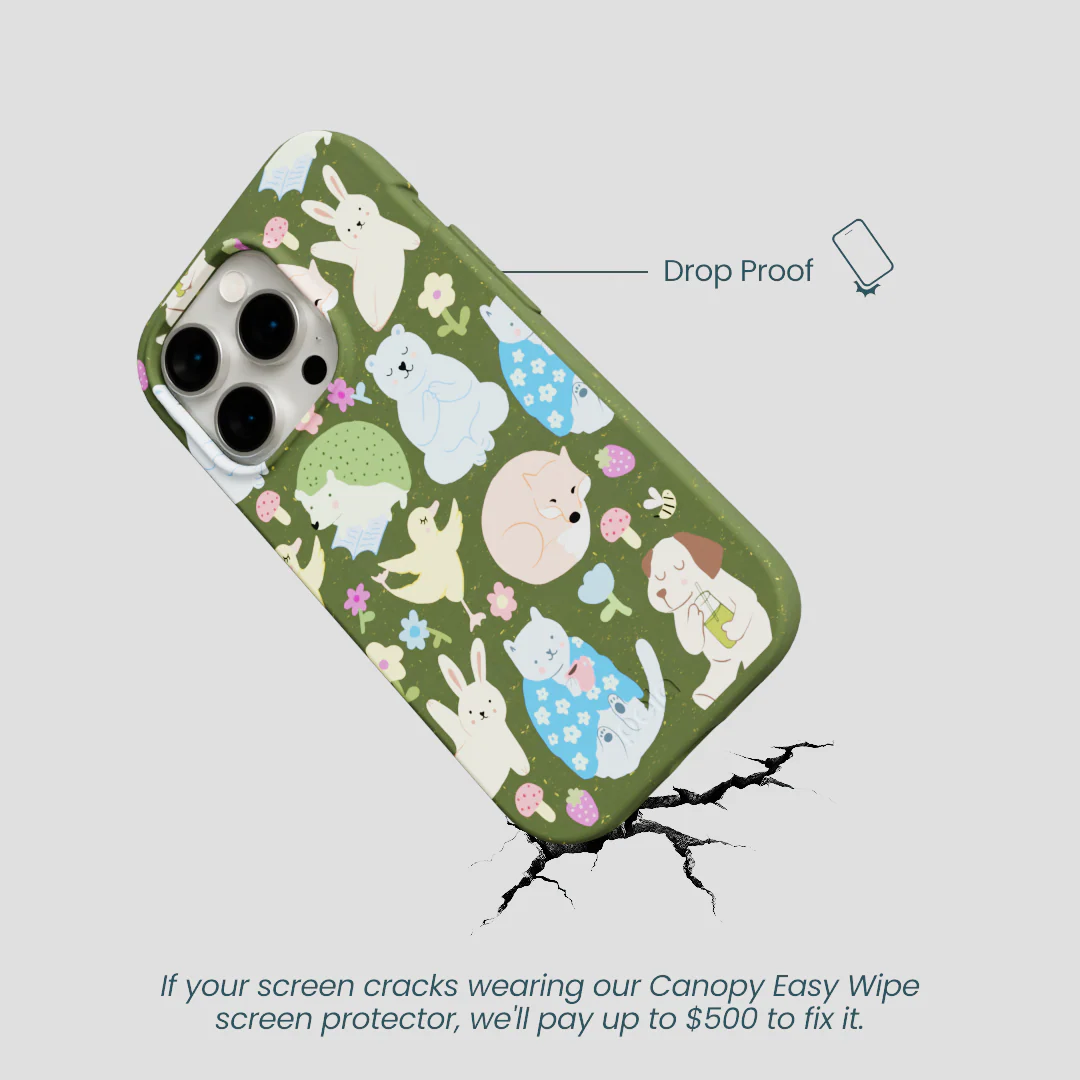 Forest Floor Wellness Creatures iPhone 14 Pro Case - Image 5