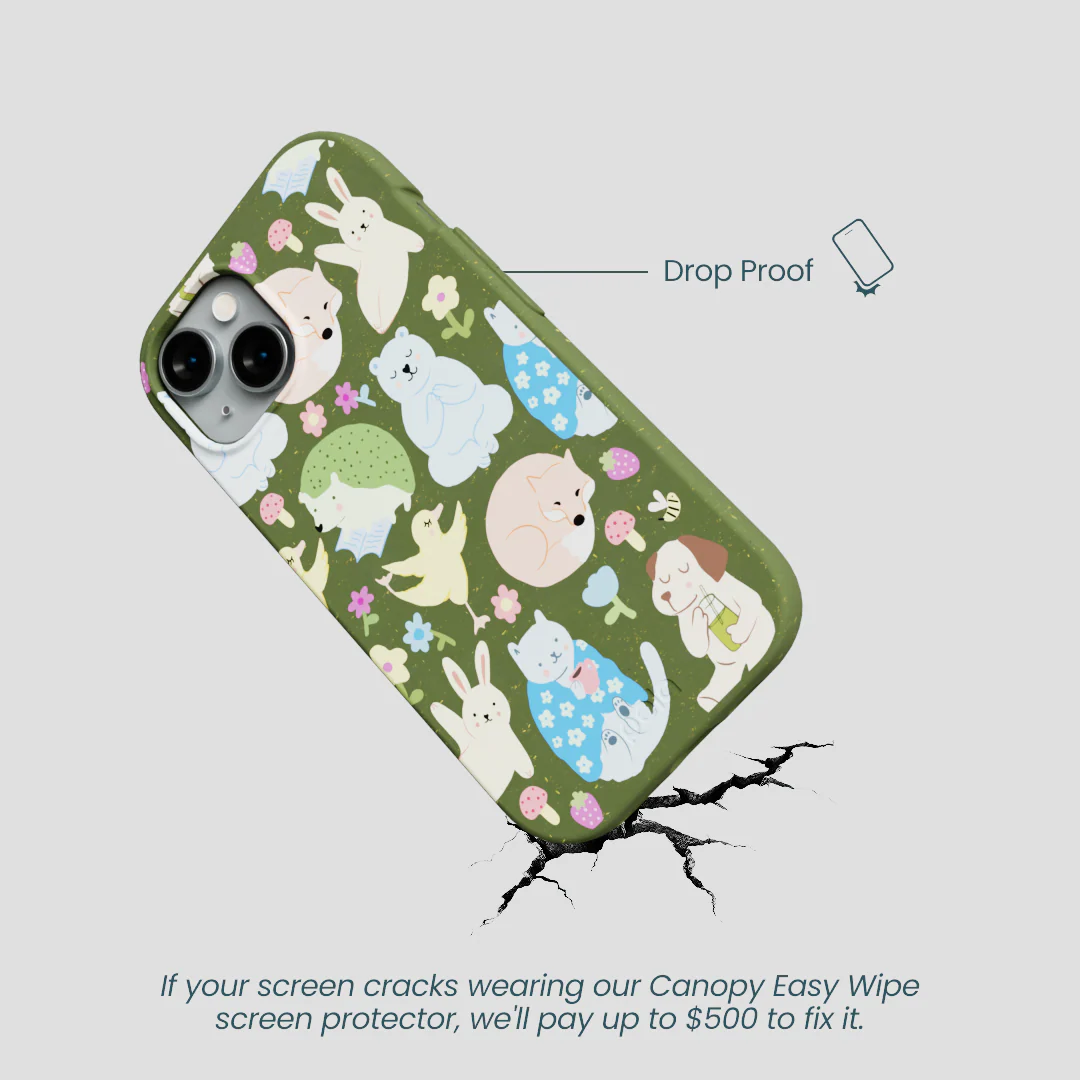 Forest Floor Wellness Creatures iPhone 15 Case - Image 5