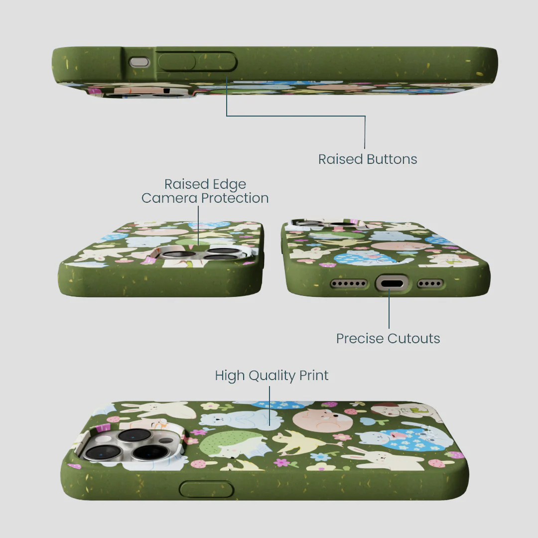 Forest Floor Wellness Creatures iPhone 15 Pro Max Case - Image 3
