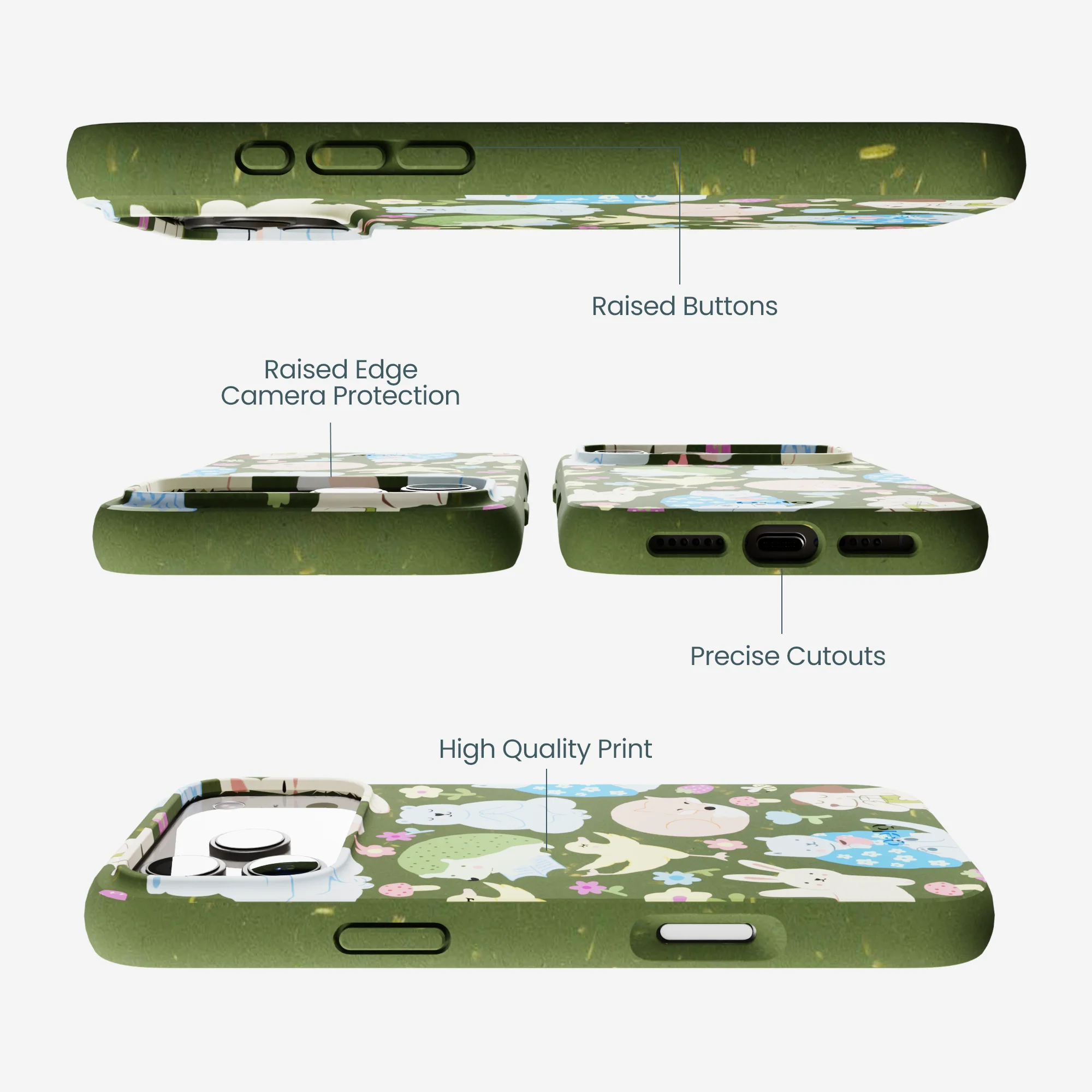 Forest Floor Wellness Creatures iPhone 17 Pro Max Case - Image 3