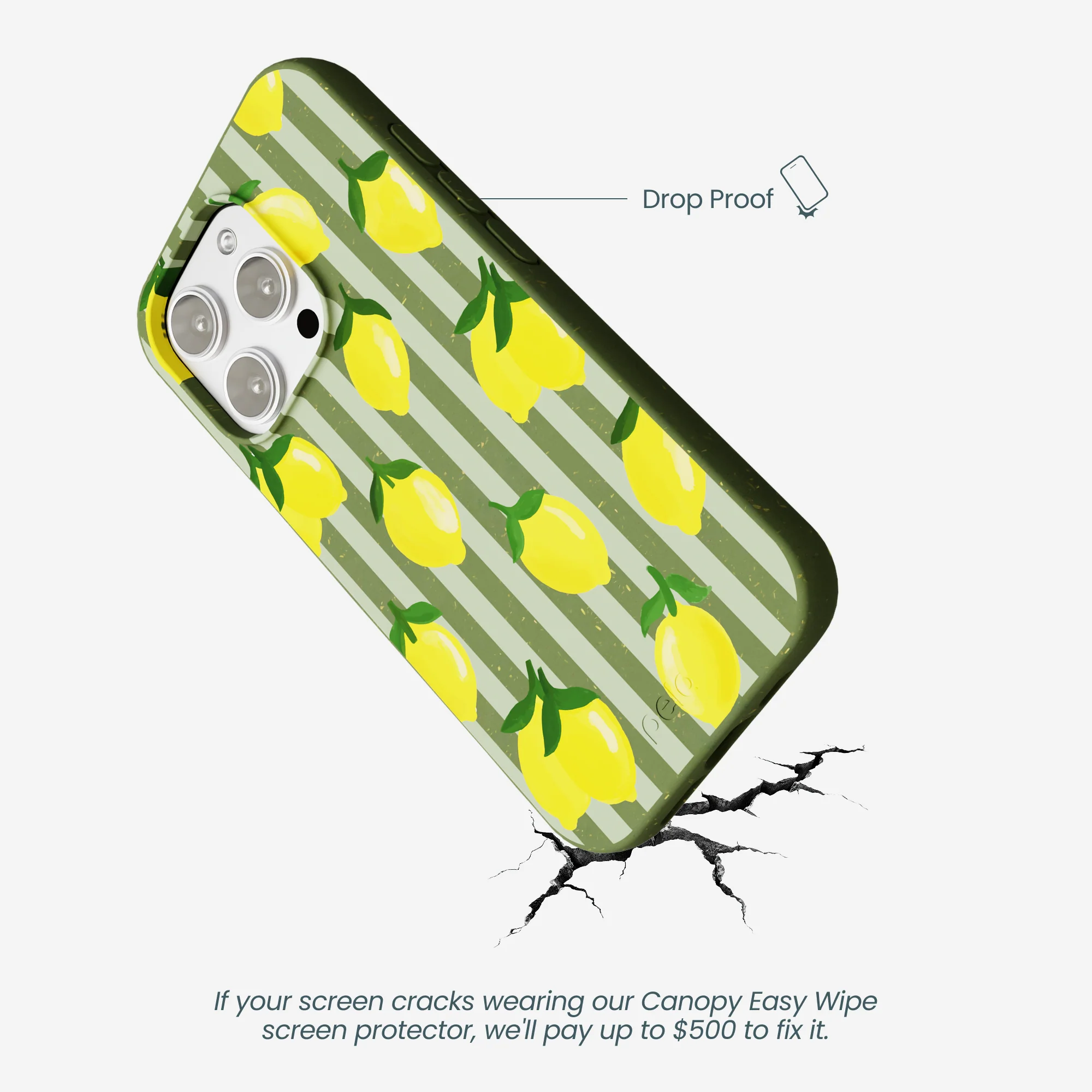 Forest Floor Zesty Lines iPhone 16 Pro Max Case - Image 5