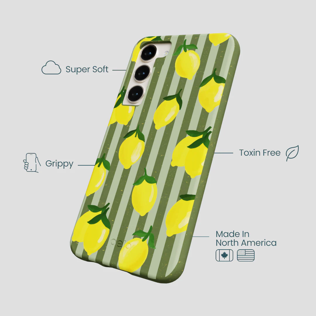 Forest Floor Zesty Lines Samsung Galaxy S24+(Plus) Case - Image 4