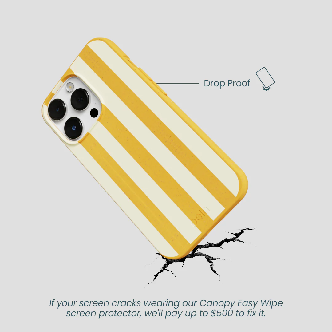 Honey Big Butter Stripes iPhone 13 Pro Case - Image 4