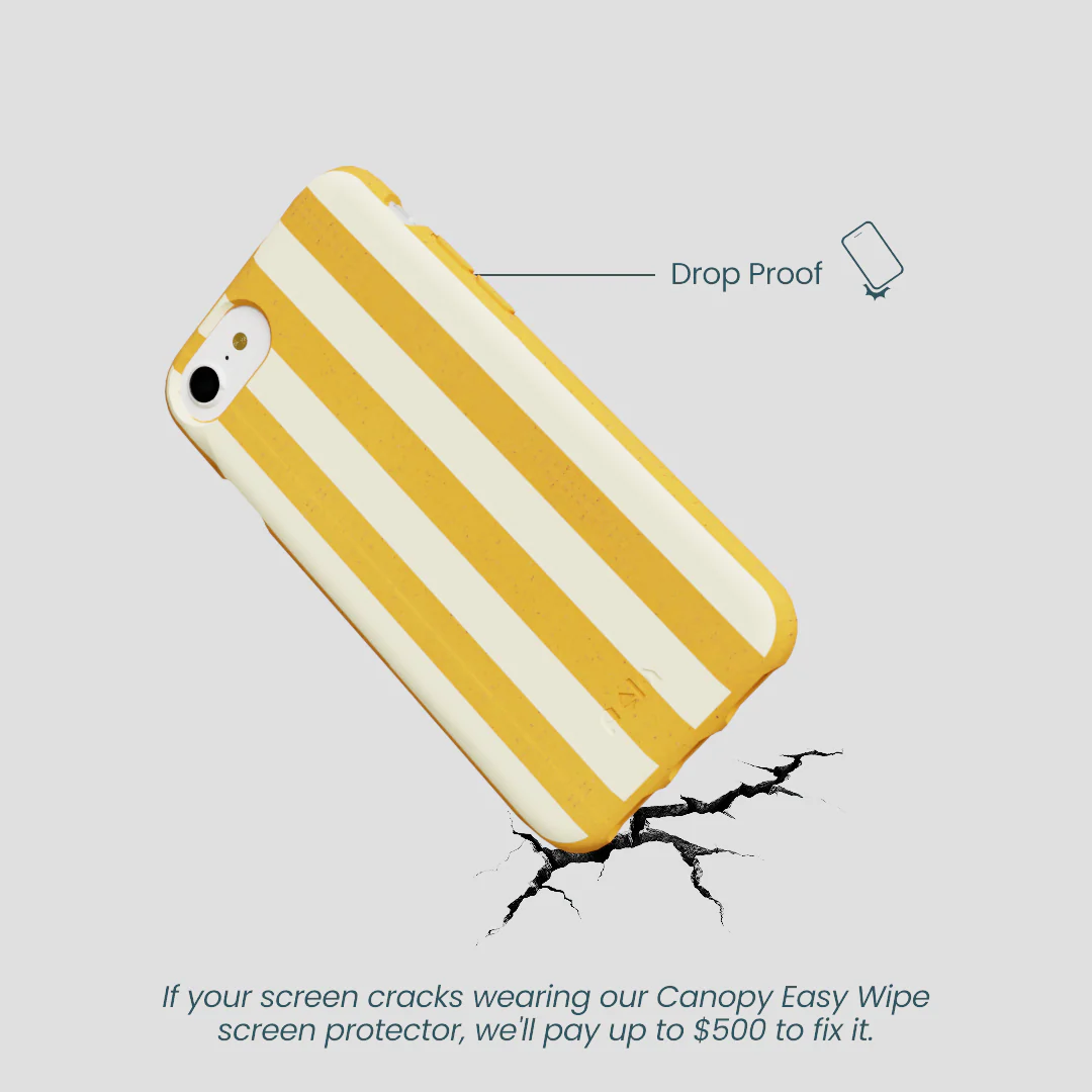 Honey Big Butter Stripes iPhone 6/6s/7/8/SE Case - Image 4