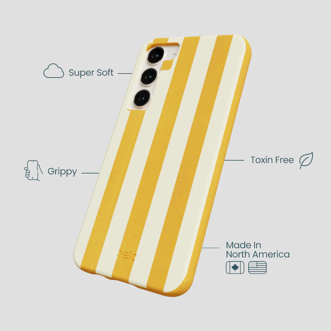 Honey Big Butter Stripes Samsung Galaxy S24+(Plus) Case - Image 3