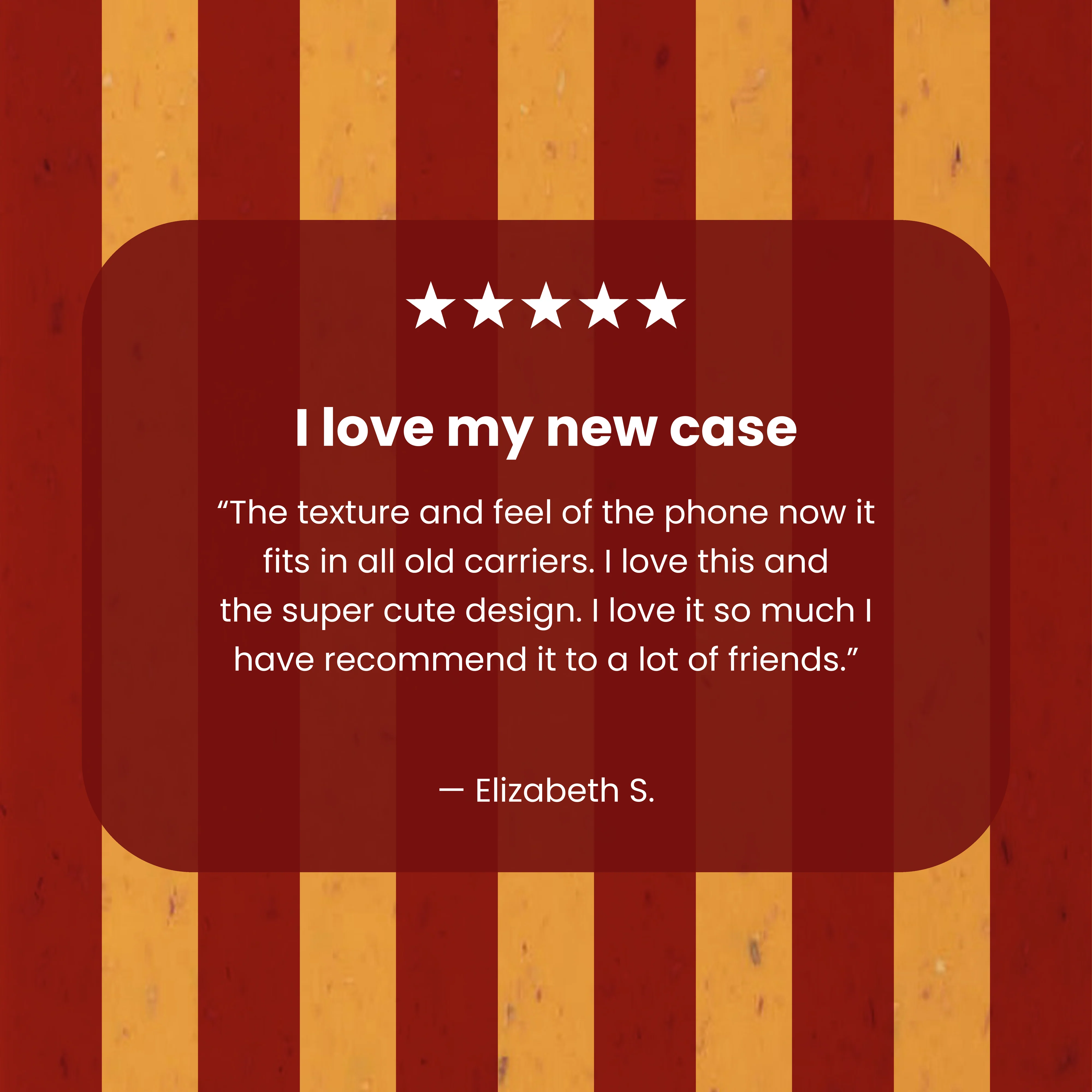 Honey Circus Stripes Google Pixel 8a Case - Image 3