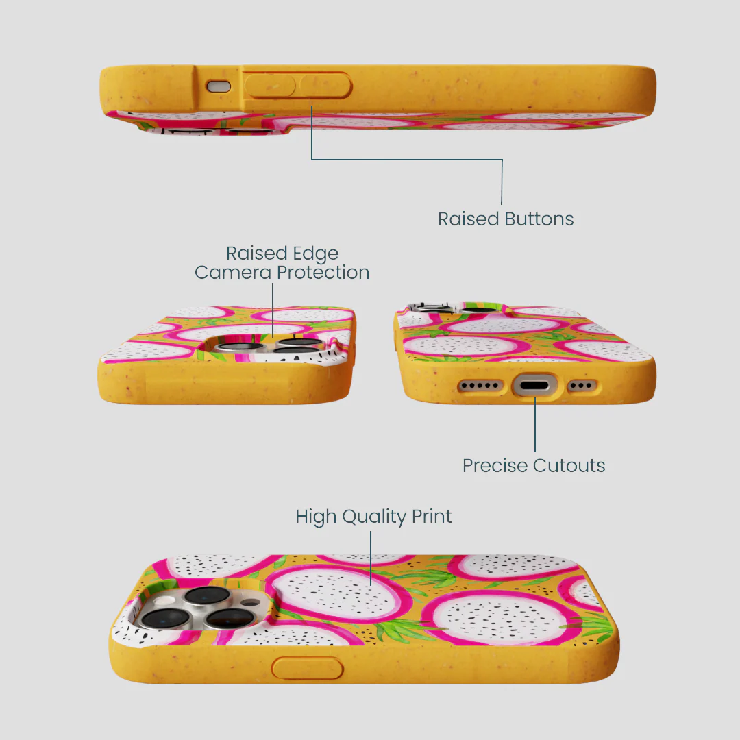 Honey Dragonfruit Pop iPhone 14 Pro Case - Image 3