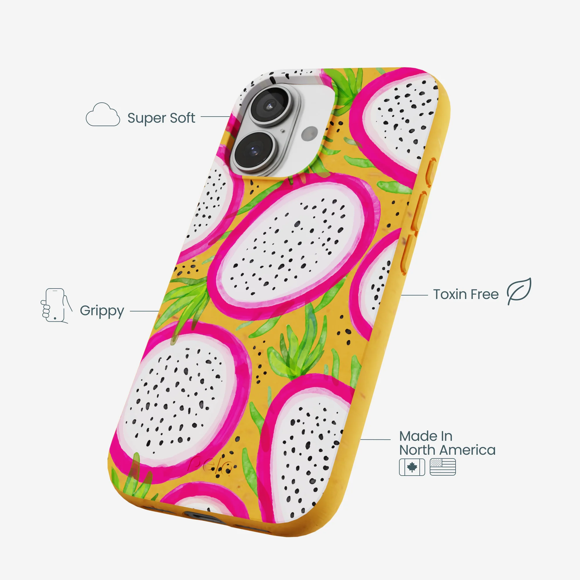 Honey Dragonfruit Pop iPhone 17 Case - Image 4