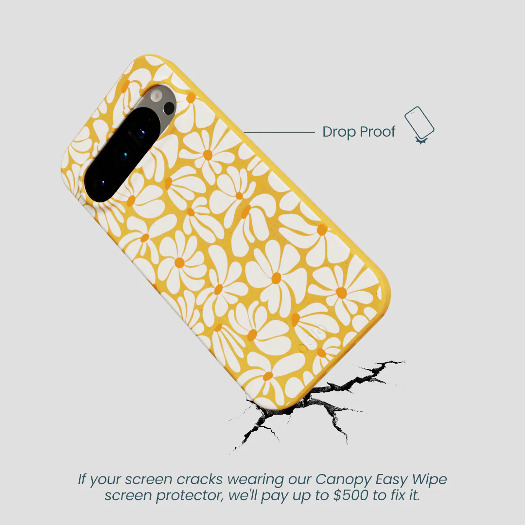 Honey Funky Petals Google Pixel 9/9 Pro Case - Image 4