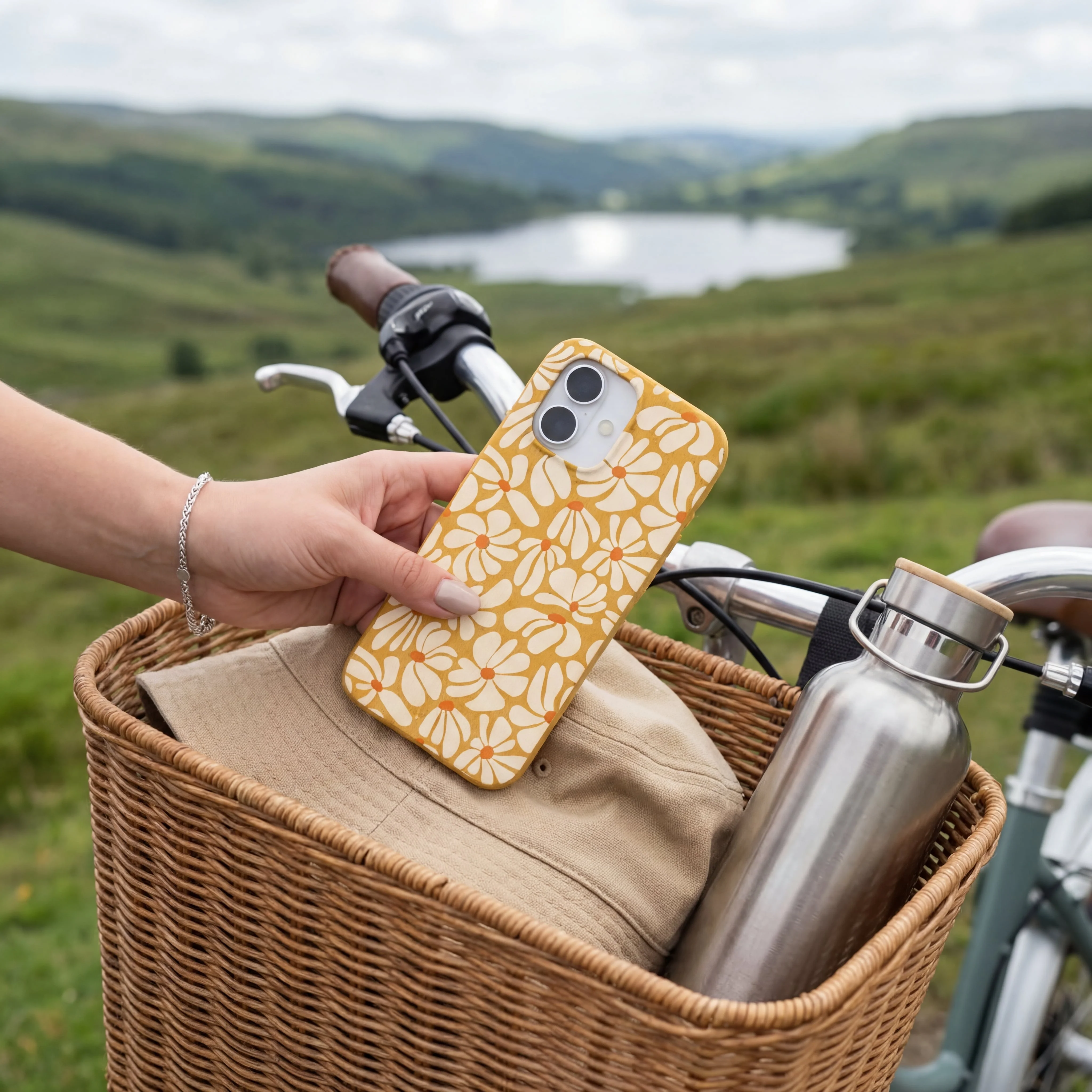 Honey Funky Petals iPhone 16e/17e Case - Image 2