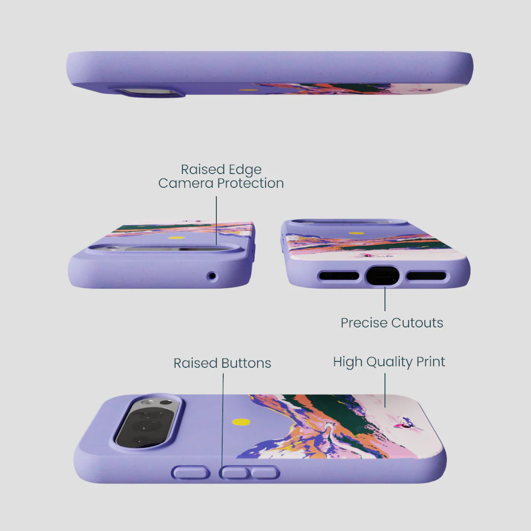 Lavender Alpine Sunset Google Pixel 10/10 Pro Case - Image 3