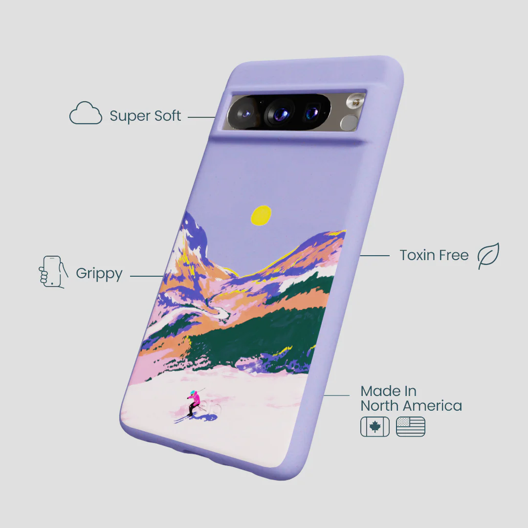 Lavender Alpine Sunset Google Pixel 8 Pro Case - Image 3