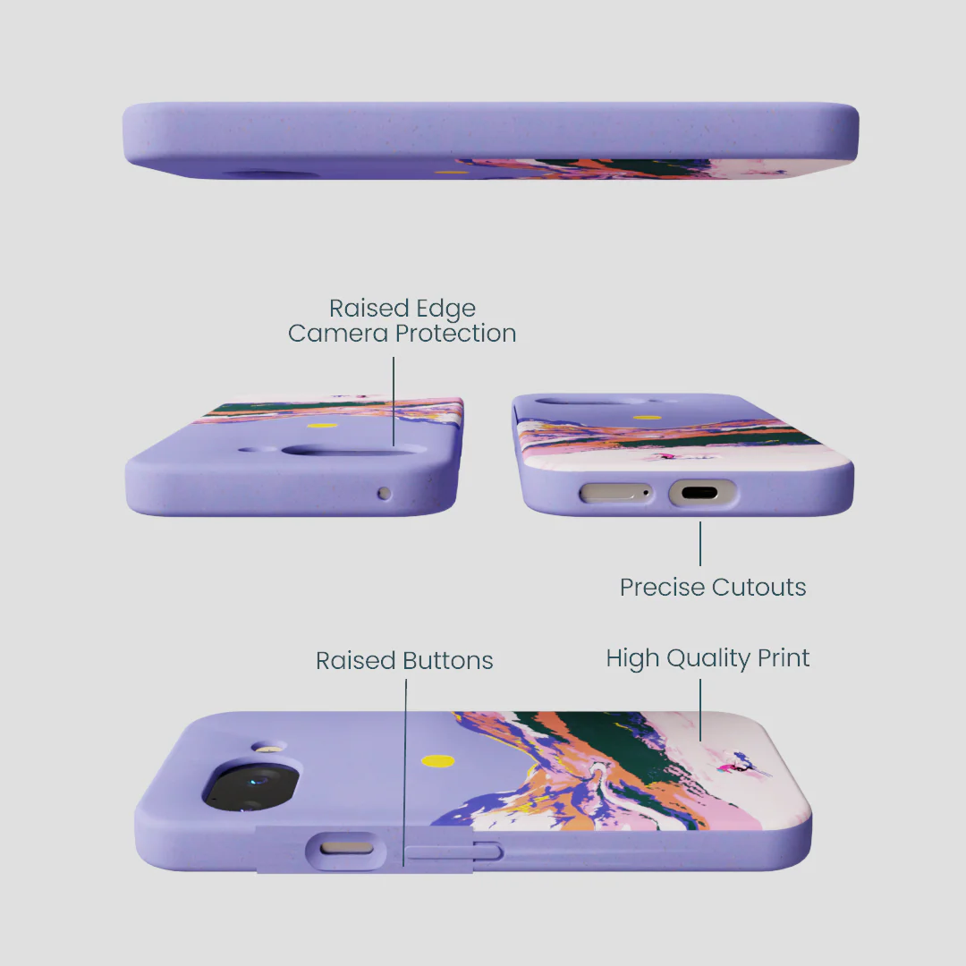 Lavender Alpine Sunset Google Pixel 9a Case - Image 2