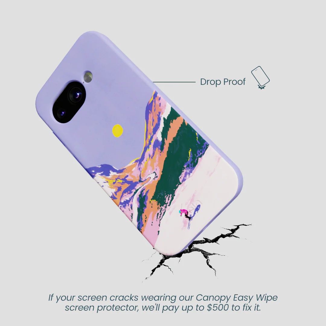 Lavender Alpine Sunset Google Pixel 9a Case - Image 4