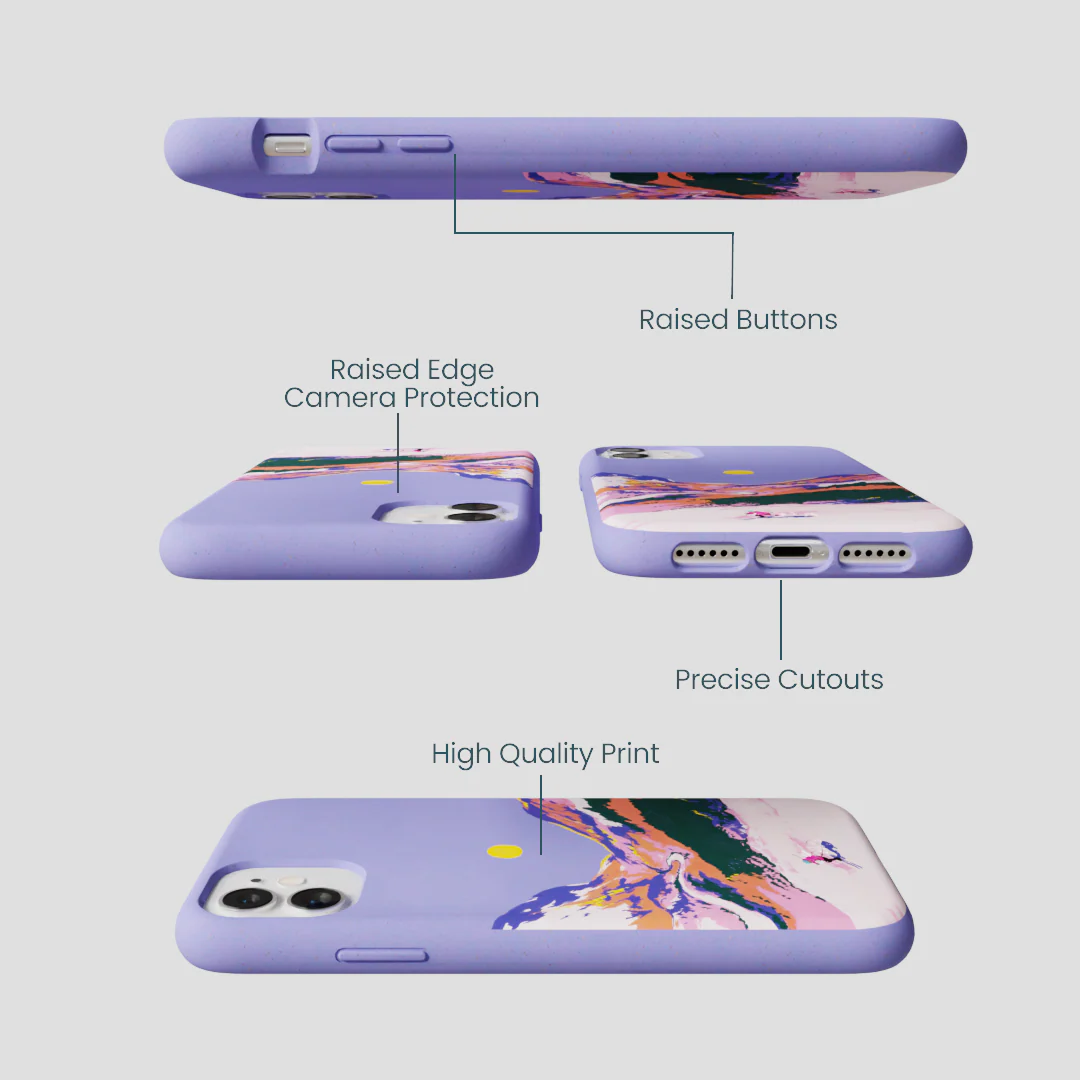 Lavender Alpine Sunset iPhone 11 Case - Image 2