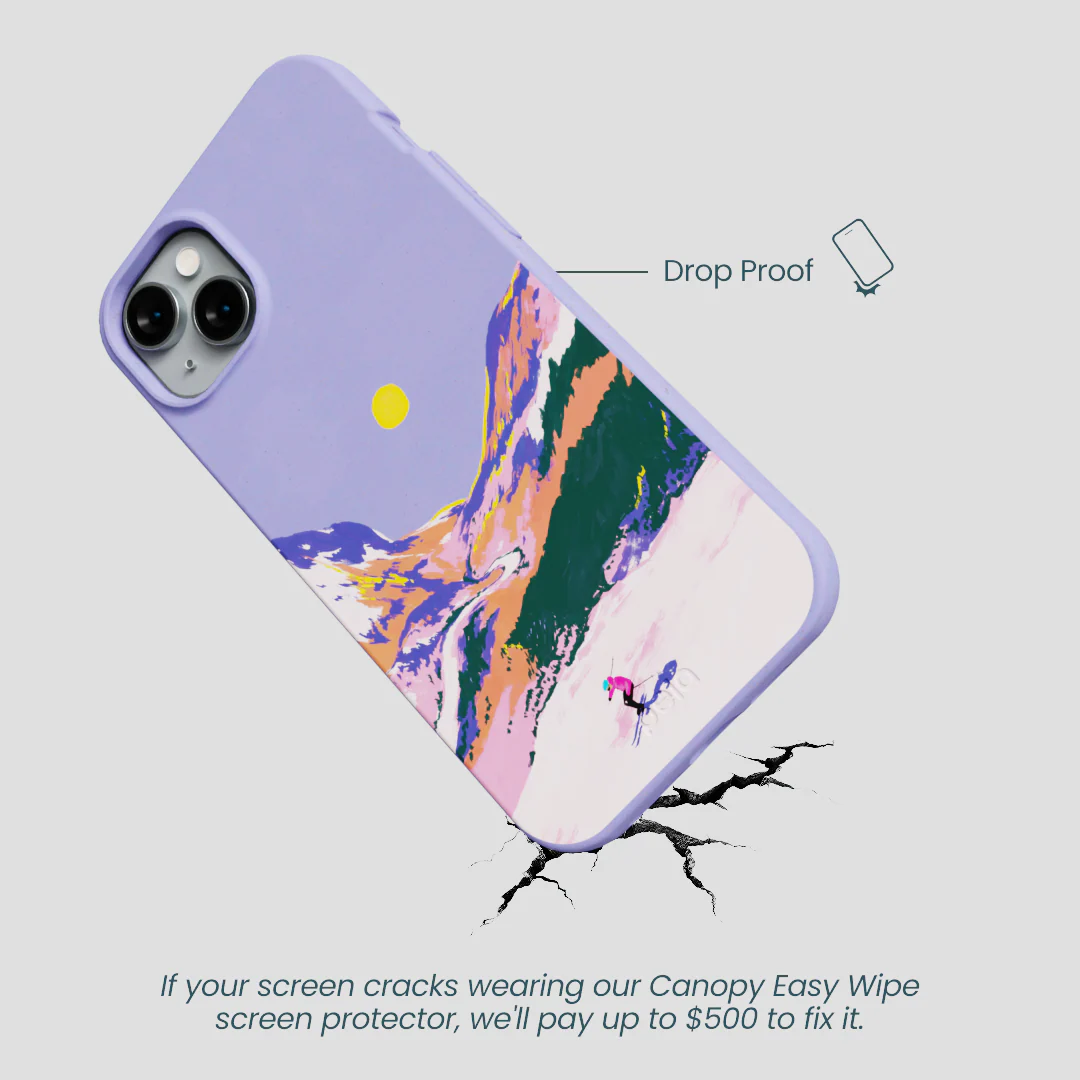 Lavender Alpine Sunset iPhone 15 Plus Case - Image 5