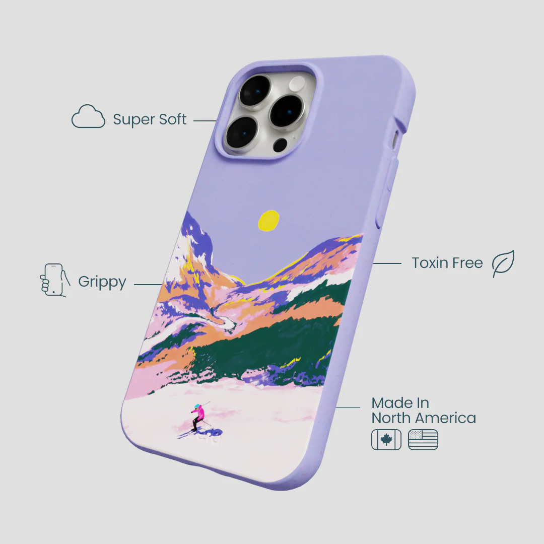 Lavender Alpine Sunset iPhone 15 Pro Max Case - Image 4