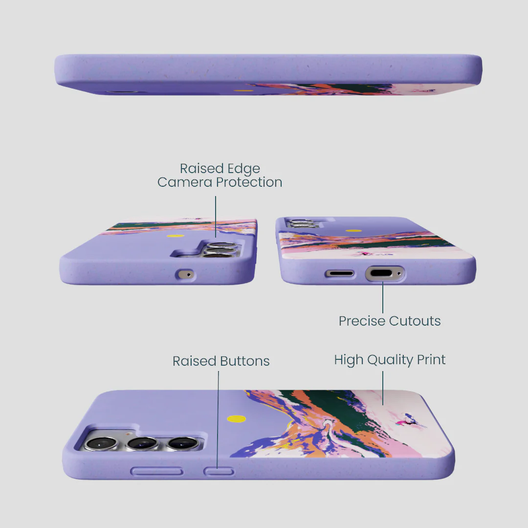 Lavender Alpine Sunset Samsung Galaxy S25+(Plus) Case - Image 3