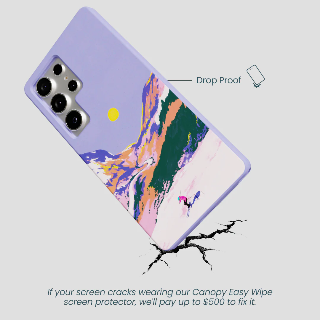 Lavender Alpine Sunset Samsung Galaxy S25 Ultra Case - Image 5