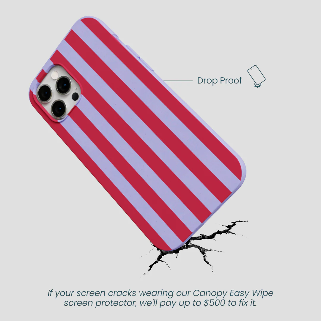 Lavender Berry Stripes iPhone 12 Pro Max Case - Image 5