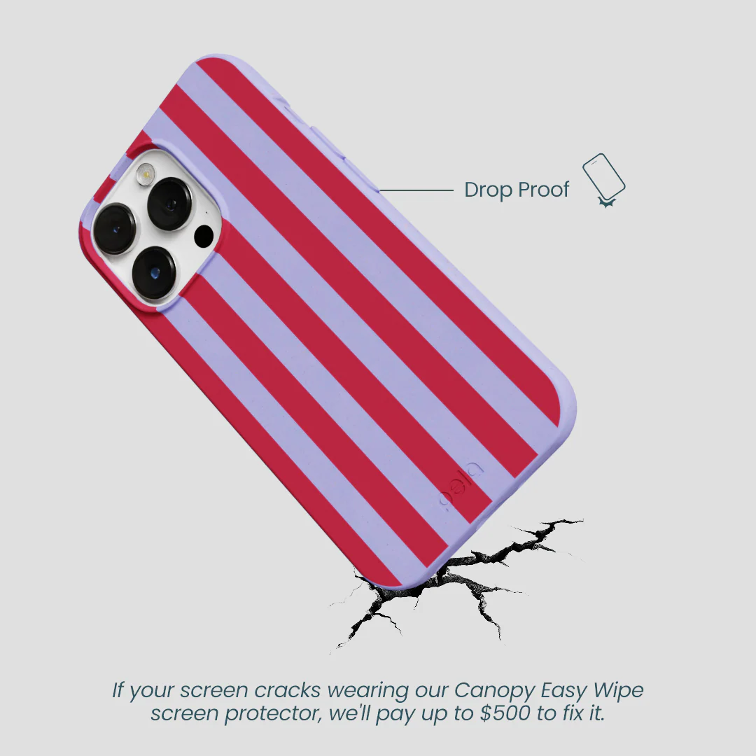 Lavender Berry Stripes iPhone 13 Pro Max Case - Image 5