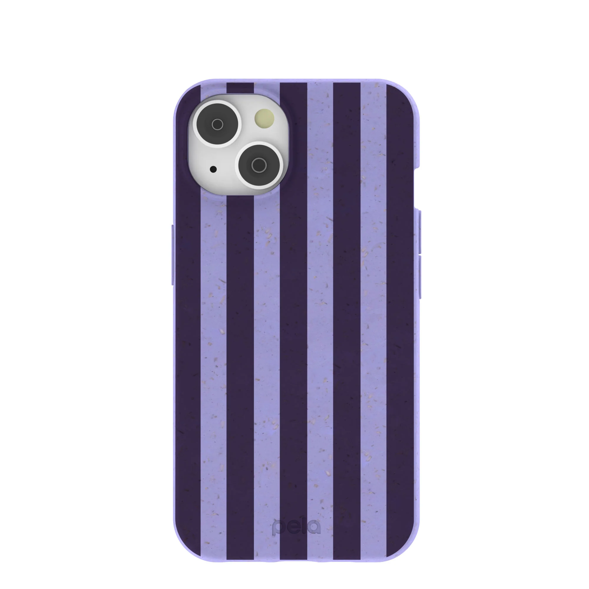 Lavender Big Plum Stripes iPhone 14 Case
