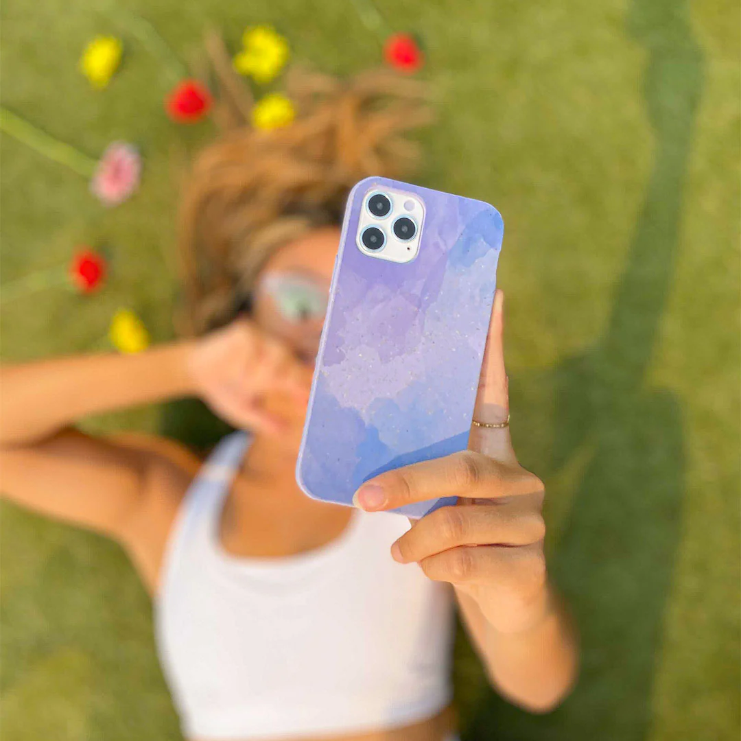 Lavender Blue Reflections Google Pixel 9a Case - Image 2