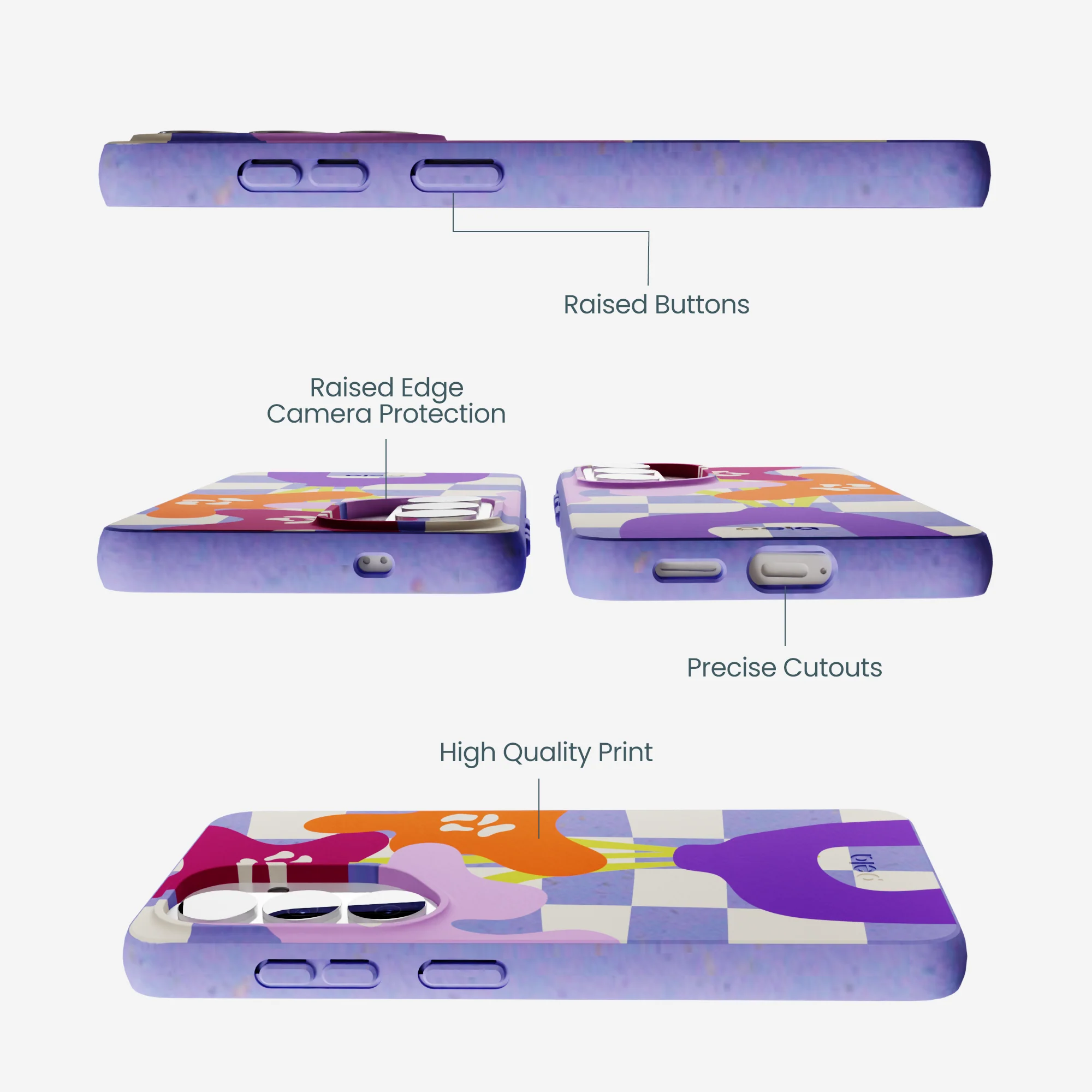 Lavender Bright Blooms Samsung Galaxy S26 Case - Image 3