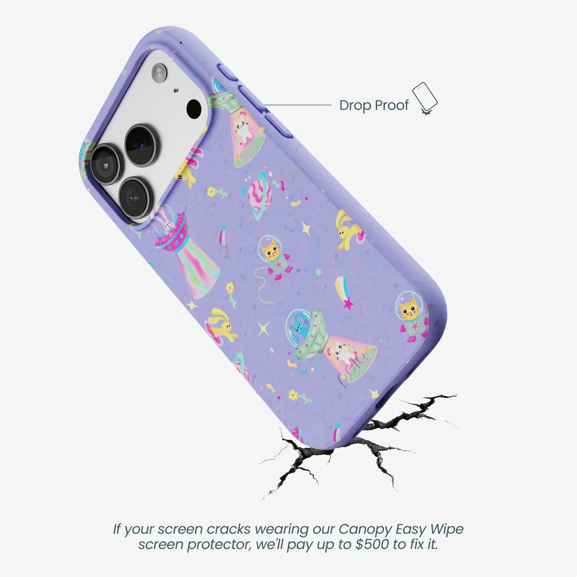 Lavender Bunny and Beyond iPhone 17 Pro Case - Image 5