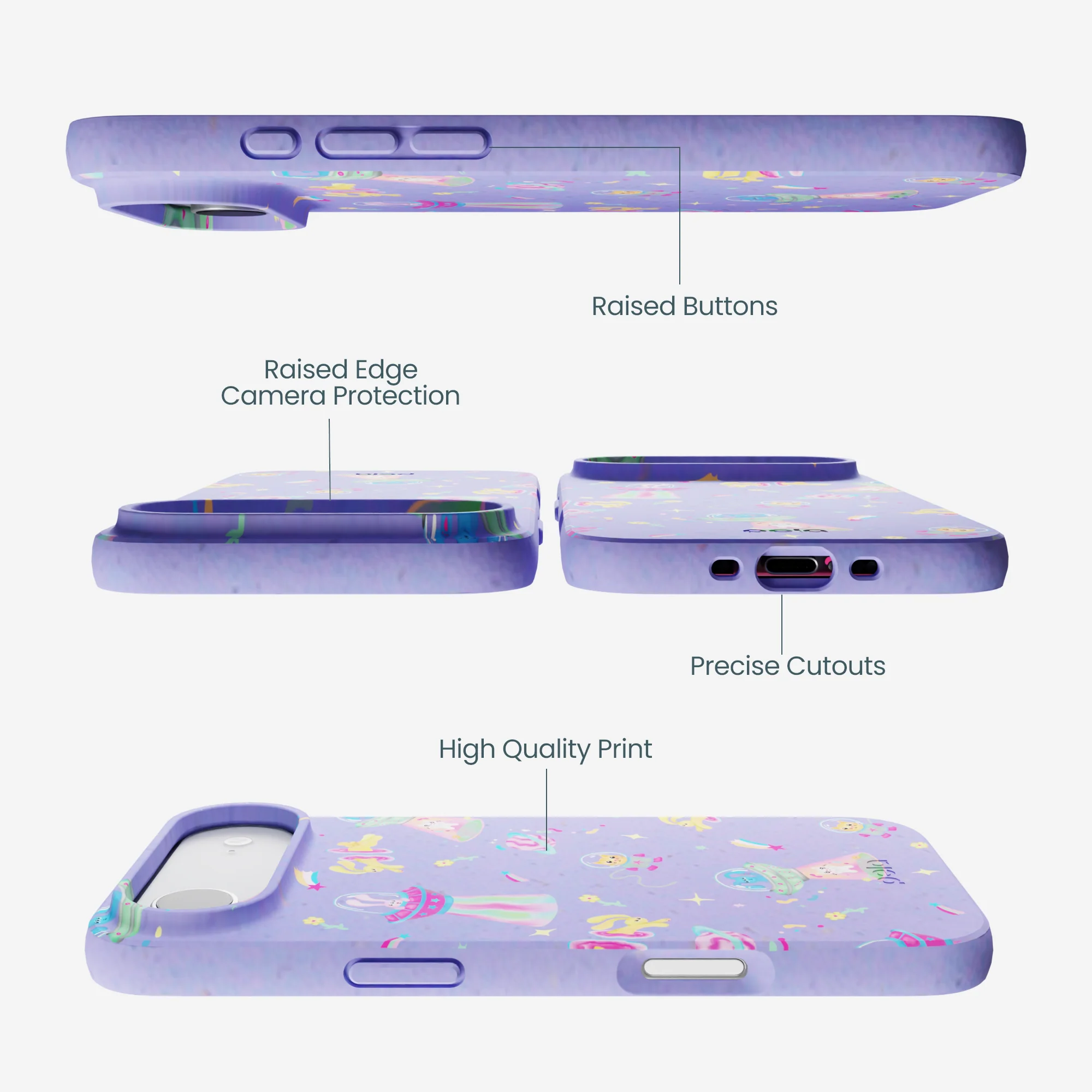 Lavender Bunny and Beyond iPhone Air Case - Image 3