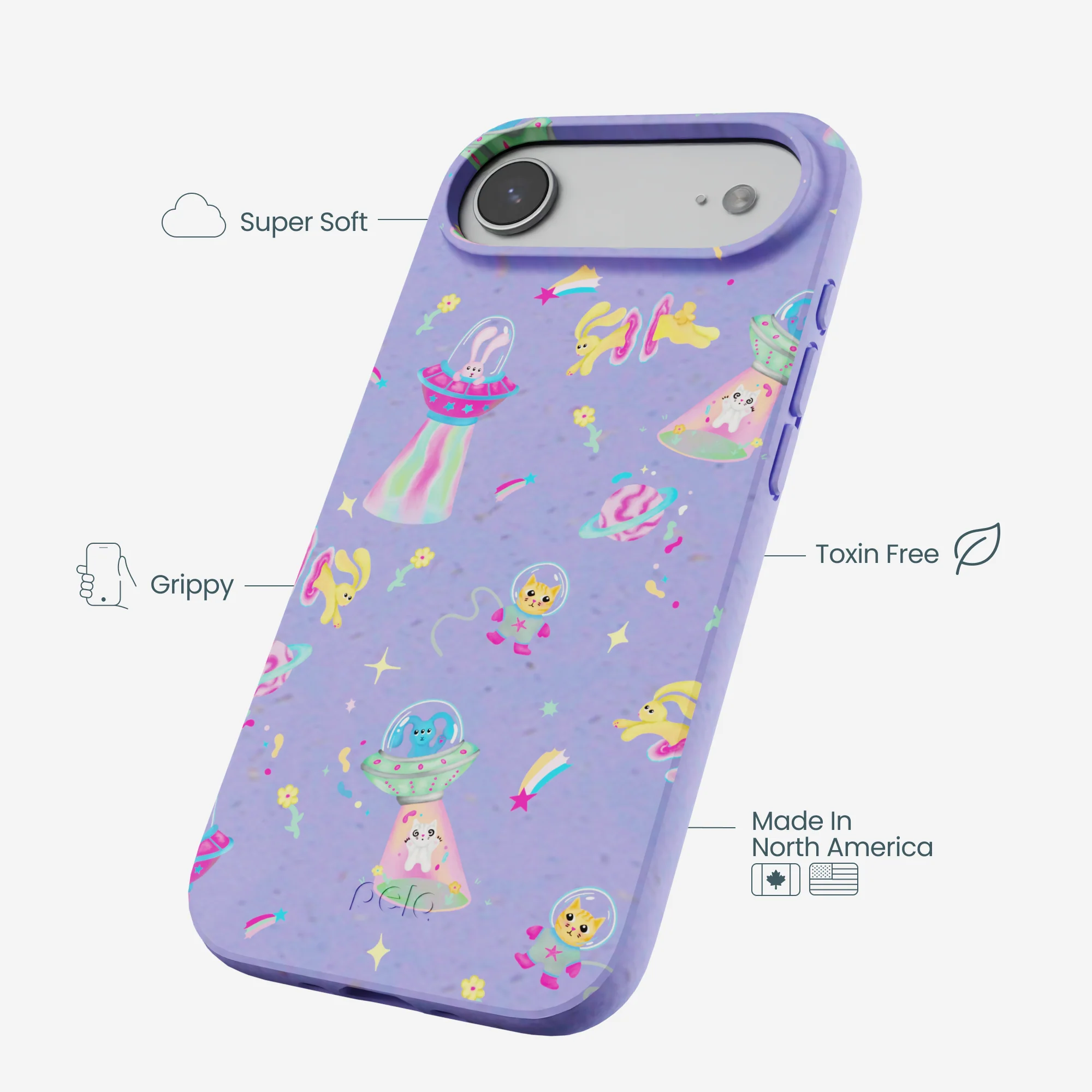 Lavender Bunny and Beyond iPhone Air Case - Image 4