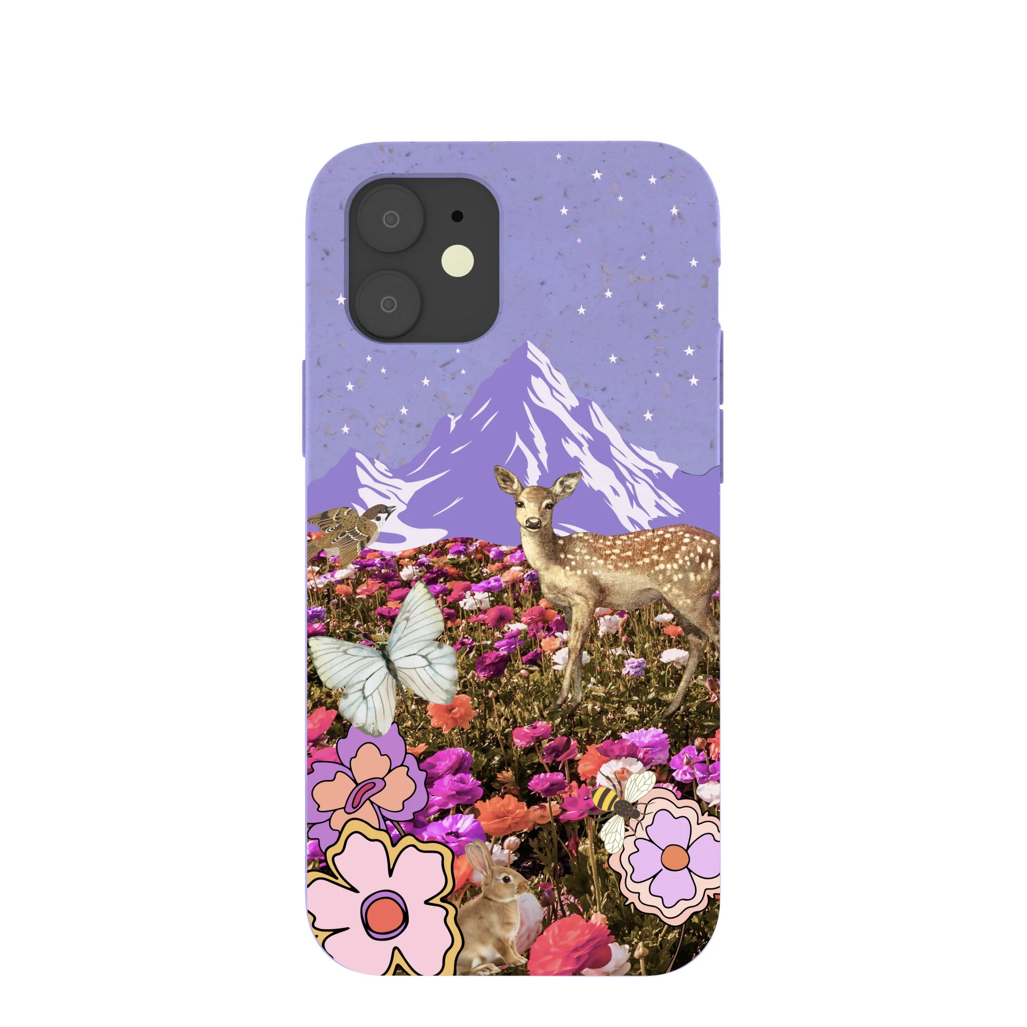 Lavender Deer Meadow iPhone 12/ iPhone 12 Pro Case