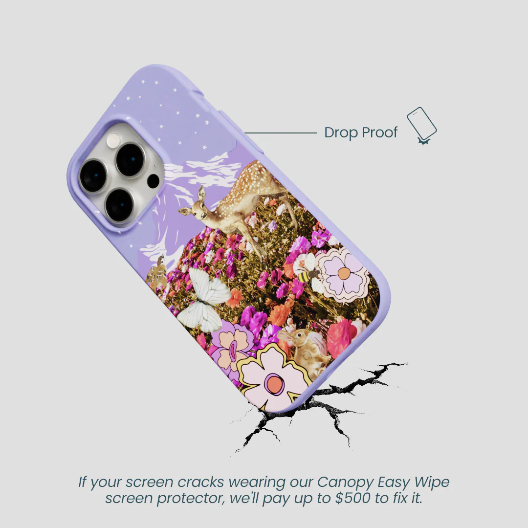 Lavender Deer Meadow iPhone 15 Pro Case - Image 5