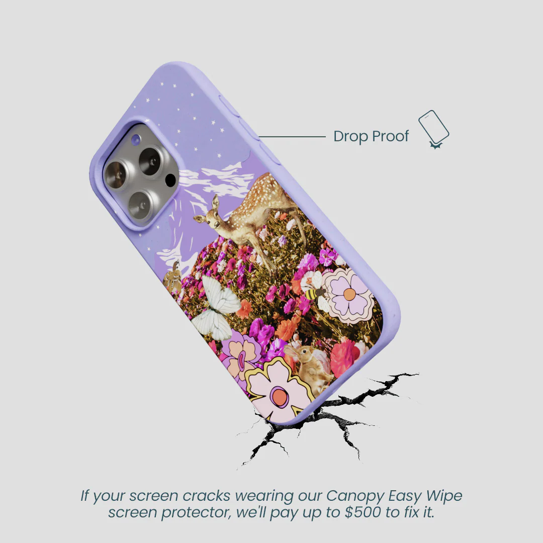 Lavender Deer Meadow iPhone 16 Pro Case - Image 5