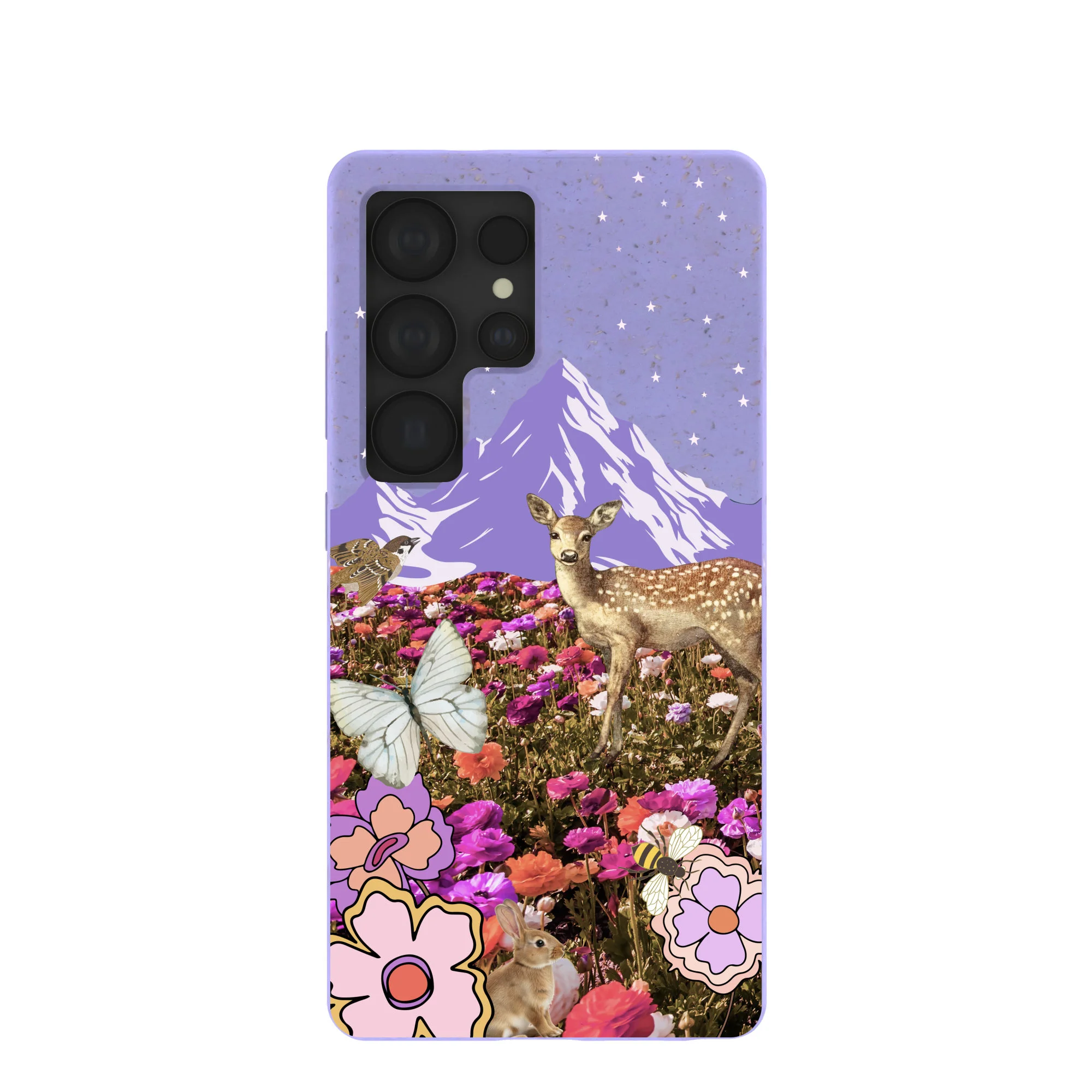Lavender Deer Meadow Samsung Galaxy S25 Ultra Case