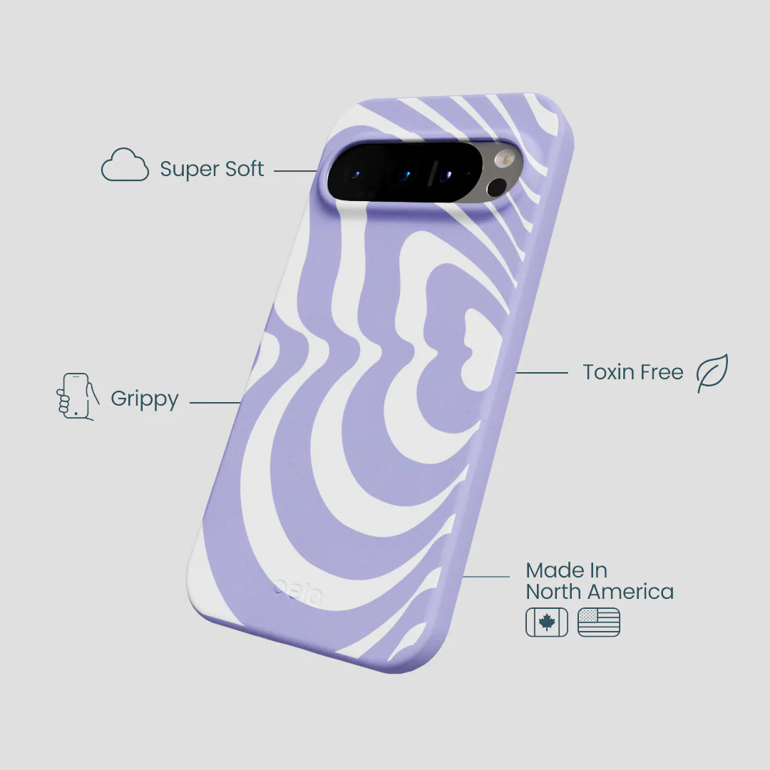 Lavender Flutter Left Google Pixel 9/9 Pro Case - Image 4